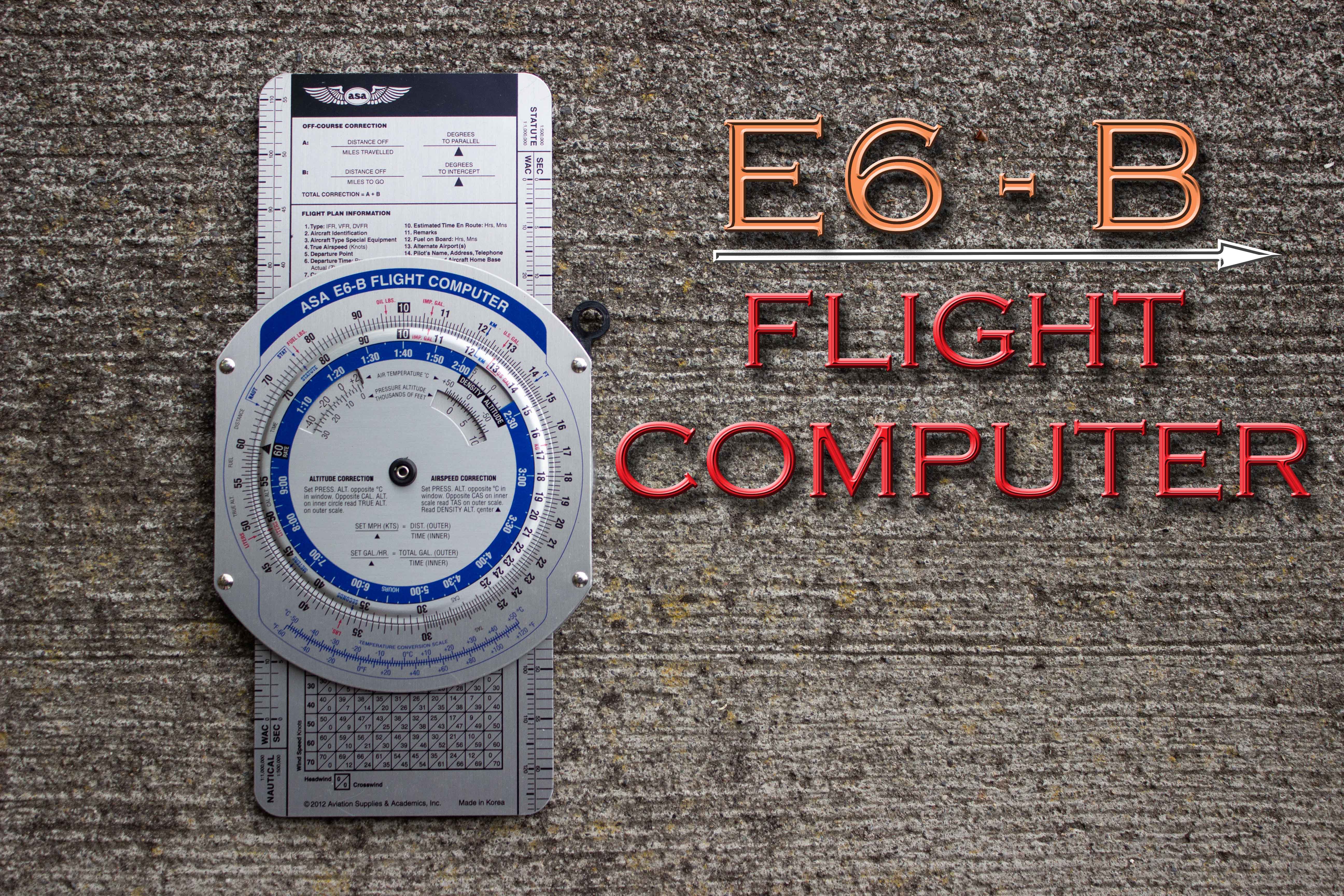 Whiz Wheel: The E6B Flight Computer